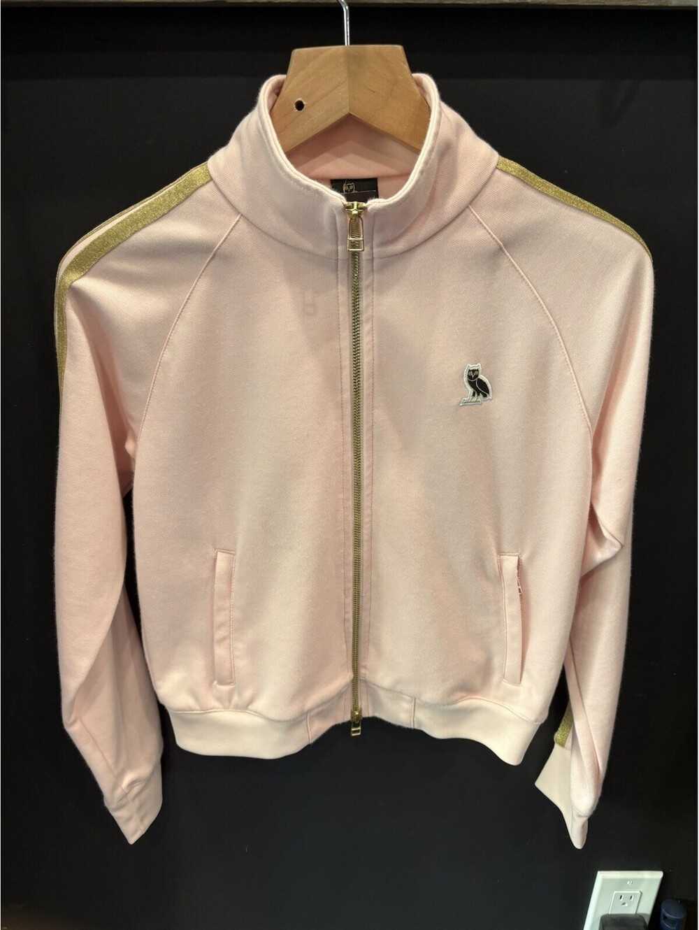 Woman’s Pink Ovo Full Zip Up Jacket